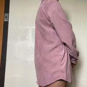Pink corduroy shirt